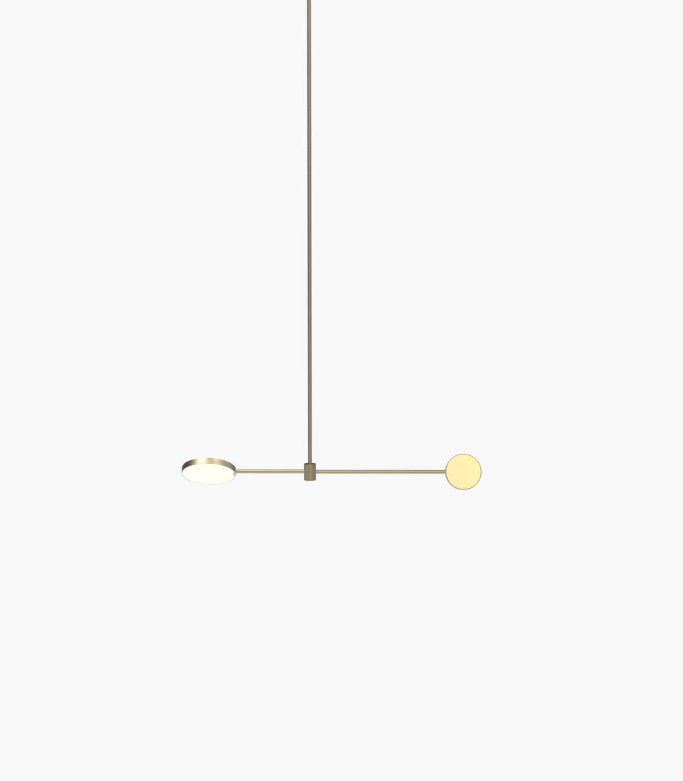 Motion S 23—02 Light Pendant in Burnished Brass