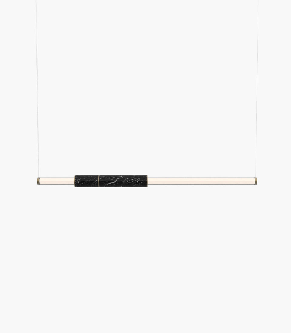 Light Pipe S 58—03 Black Burnished Brass Modern Pendant