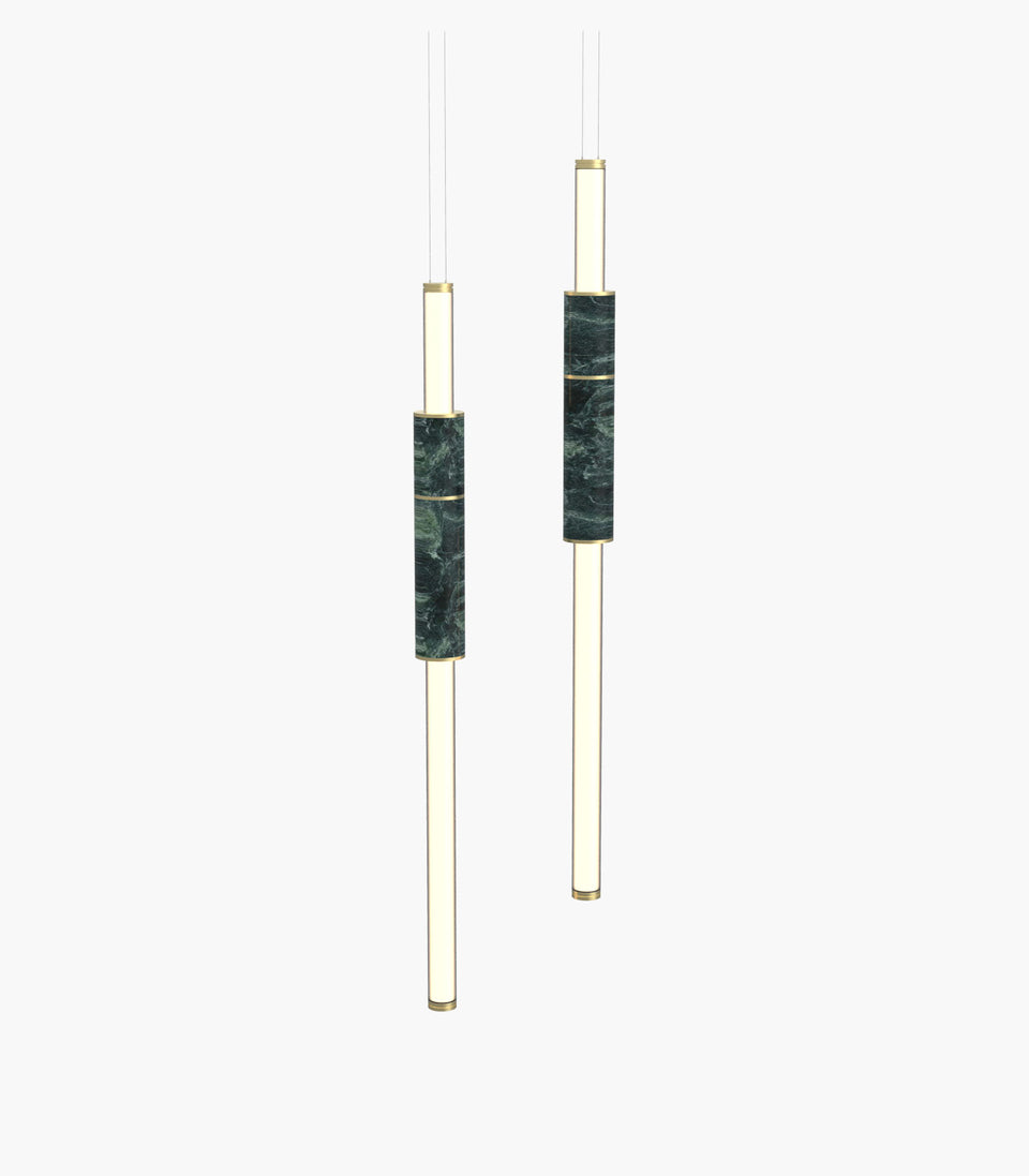 Light Pipe S 58—05 Green Brass Lights