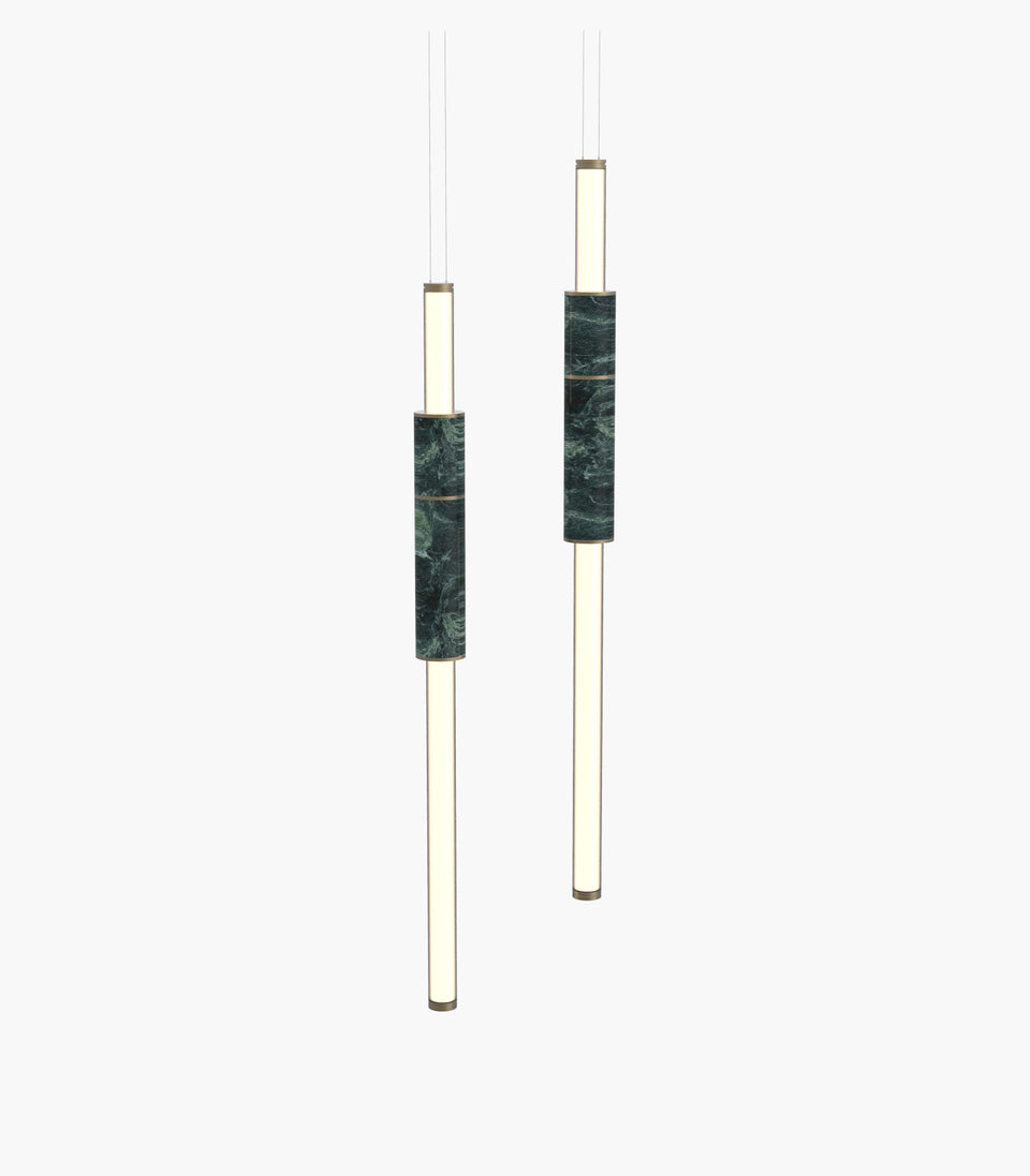 Light Pipe S 58—05 Green Burnished Brass