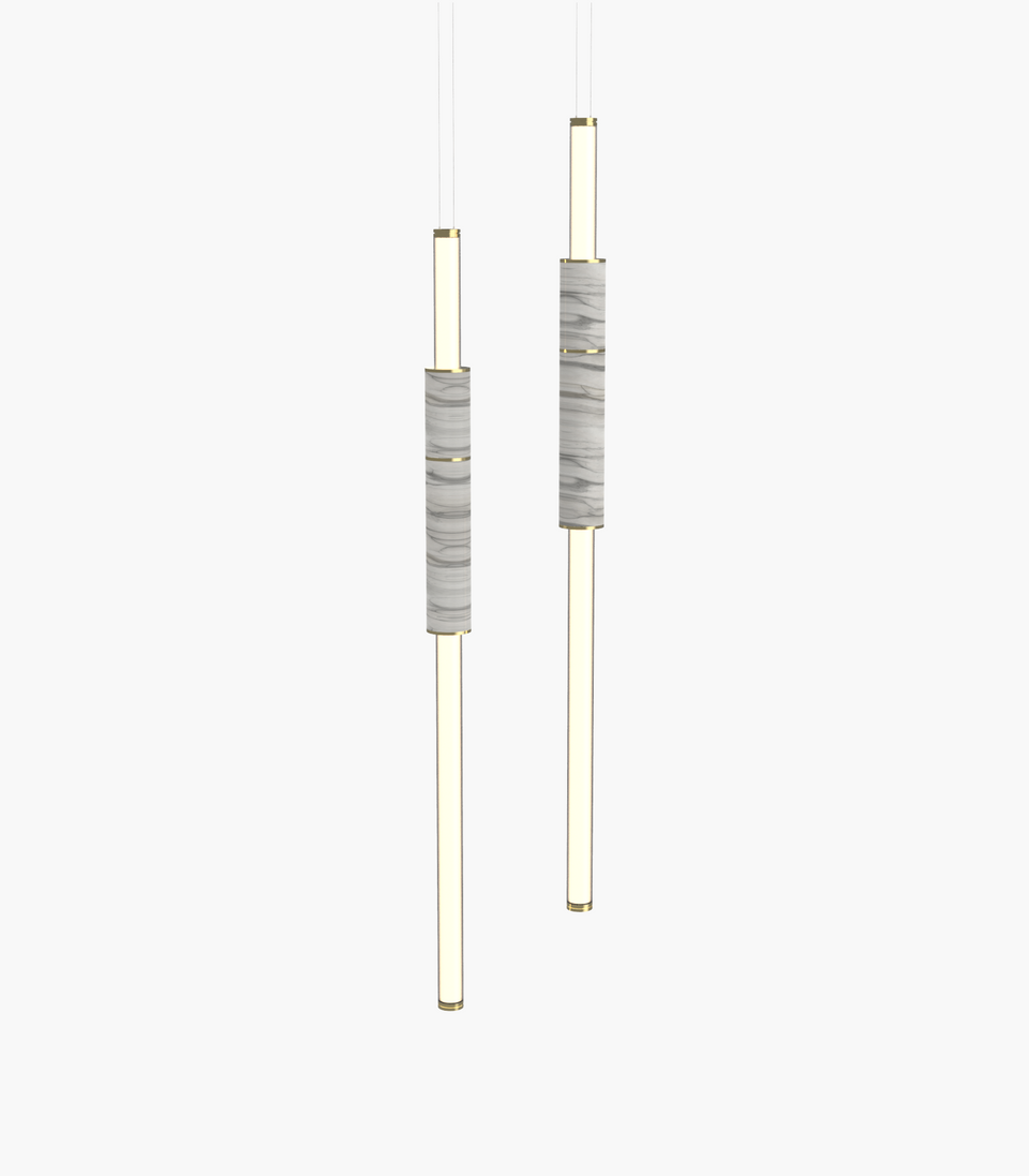 Light Pipe S 58—06 White Brass Lights