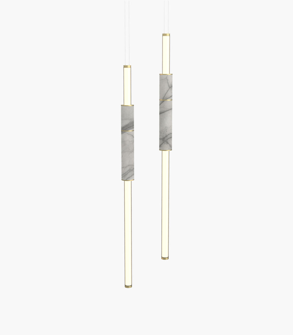 Light Pipe S 58—06 White Brass Light Fixtures