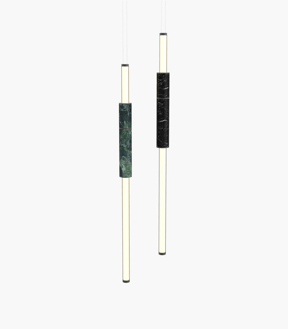 Light Pipe S 58—06 Green Black Pendants