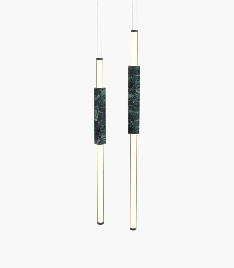 Light Pipe S 58—07 Green Marble Light Pendants