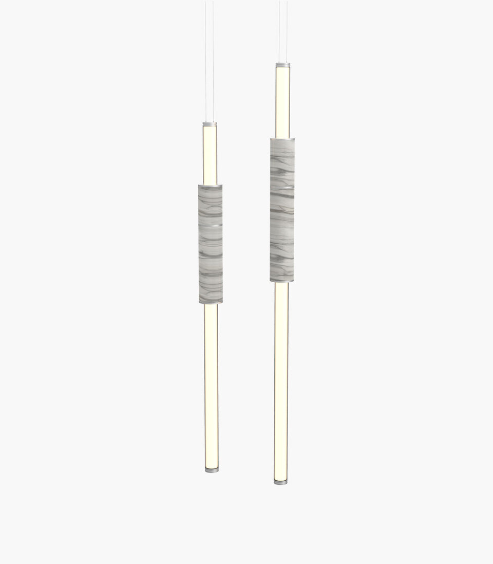 Light Pipe S 58—07 White Marble Light Fixtures