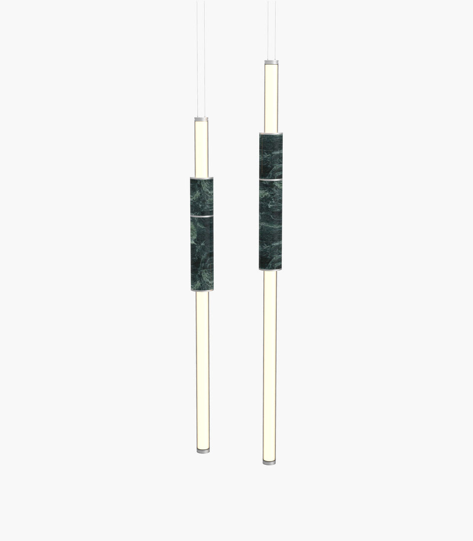 Light Pipe S 58—07 Green Marble Light Pendants