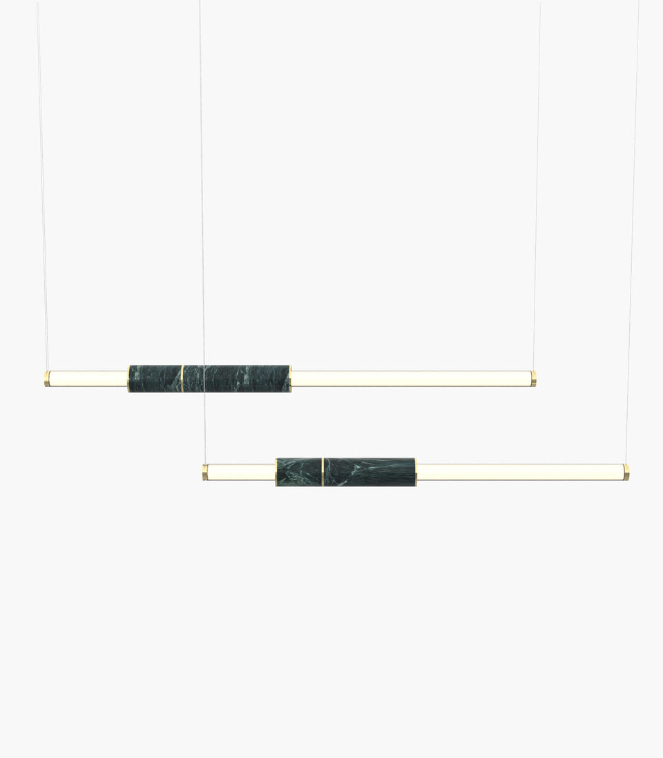 Light Pipe S 58—10 Green Marble Lights