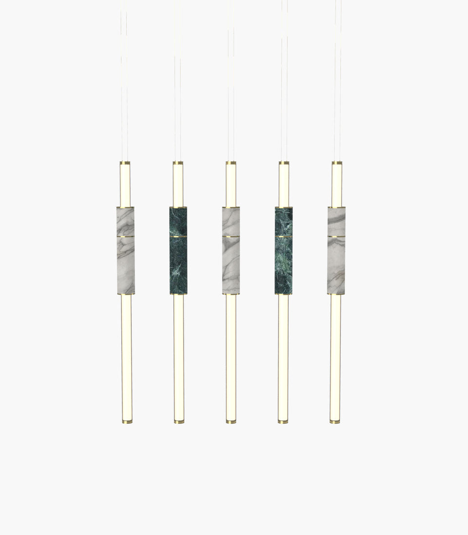 Light Pipe S 58—15 Marble Contemporary Lights