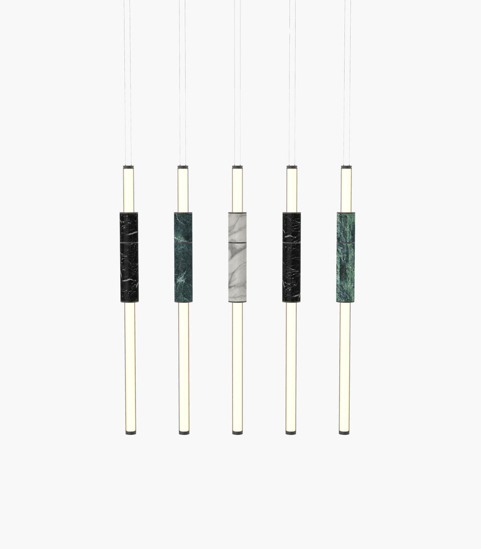 Light Pipe S 58—15 Marble Designer Pendants
