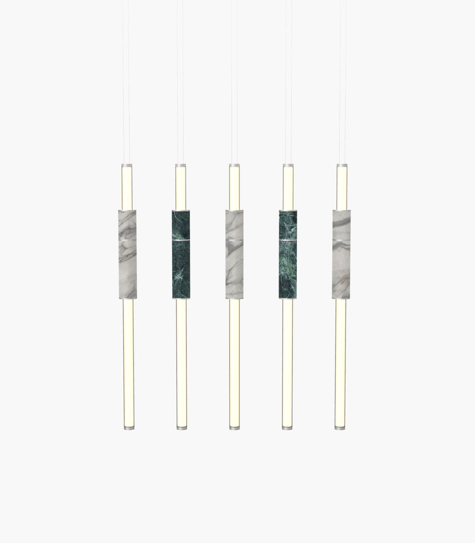 Light Pipe S 58—15 Marble Designer Pendants