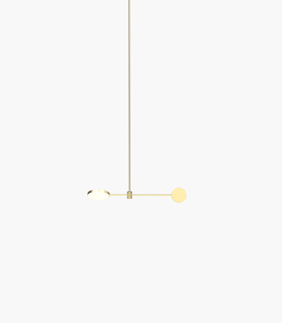 Motion S 23—01 Designer Light Pendant in Brass
