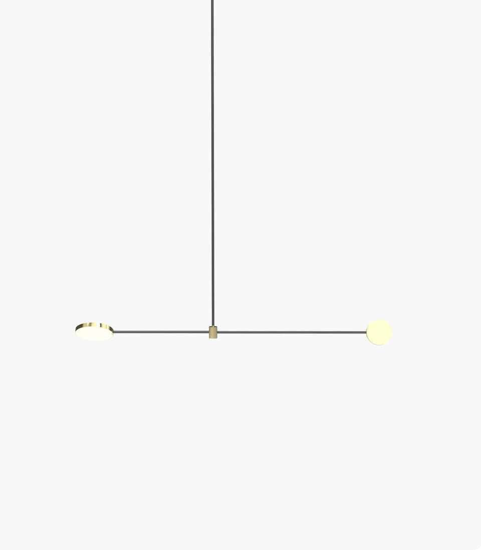 Motion S 23—03 Designer Pendant with Brass Details