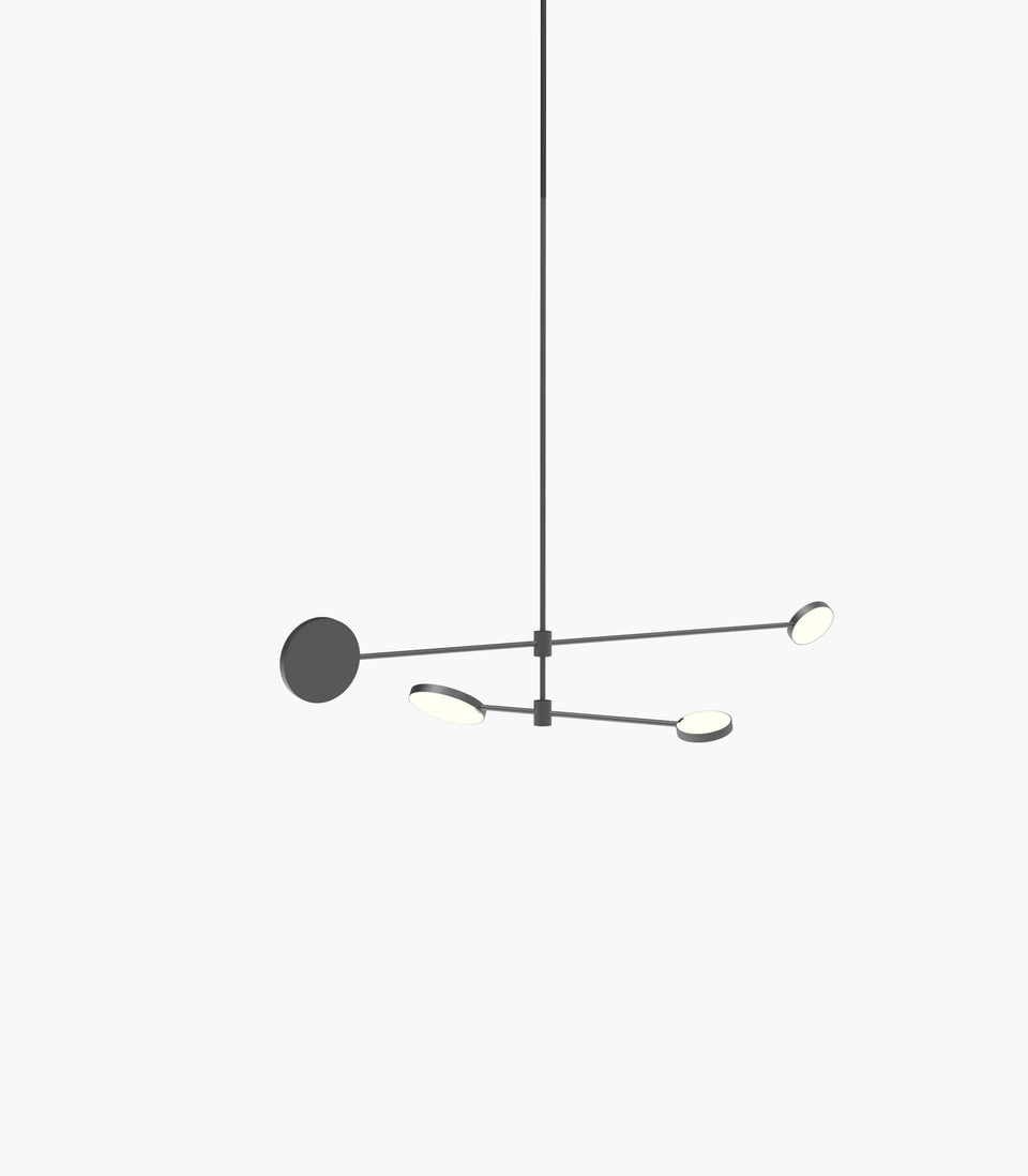 Motion S 23—05 Light Chandelier in Black Anodised Finish