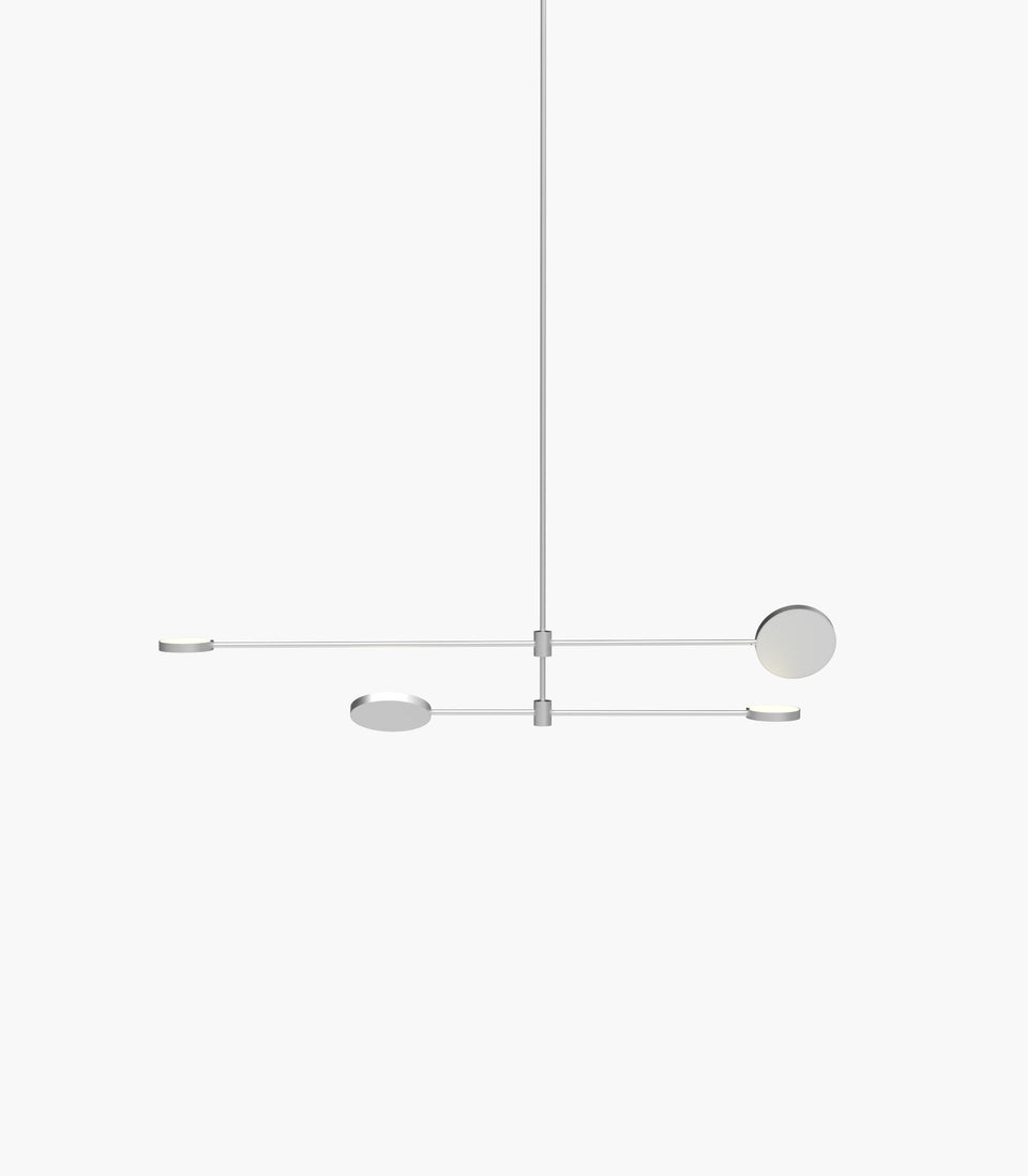 Motion S 23—06 Contemporary Light in Silver Anodised