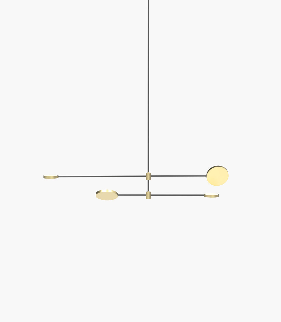 Motion S 23—06 Modern Light with Brass Details